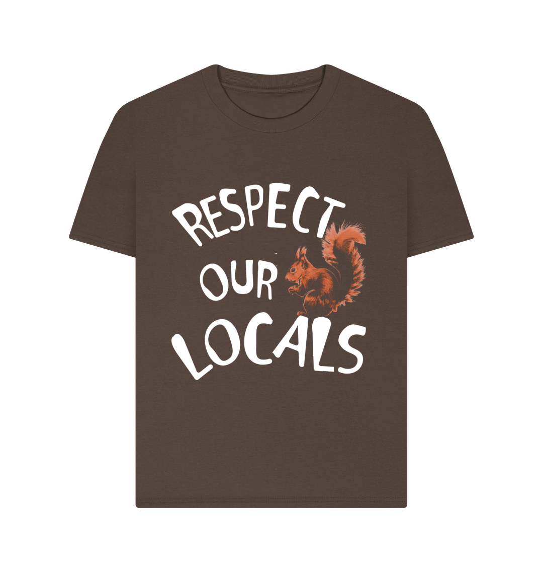 Chocolate Red Squirrel women's oversized