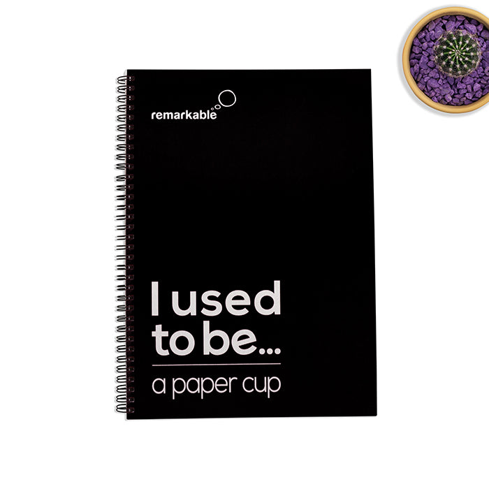 r - Cup A4 Recycled Paper and Coffee Cup Notebooks (pk of 2)