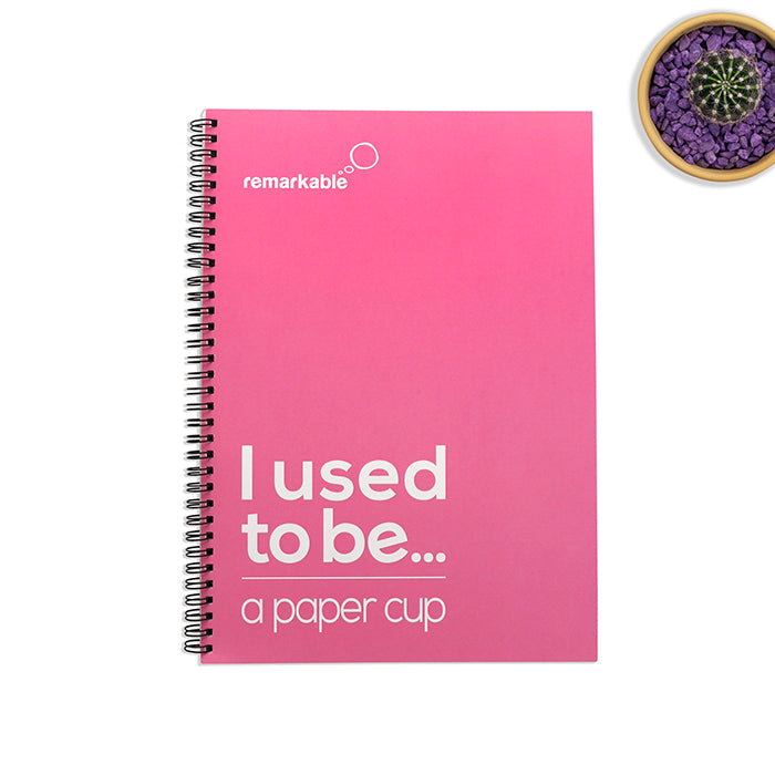 r - Cup A4 Recycled Paper and Coffee Cup Notebooks (pk of 2)