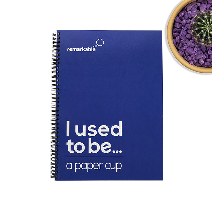 r - Cup A5 Recycled Paper and Coffee Cup Notebooks (pk of 2)