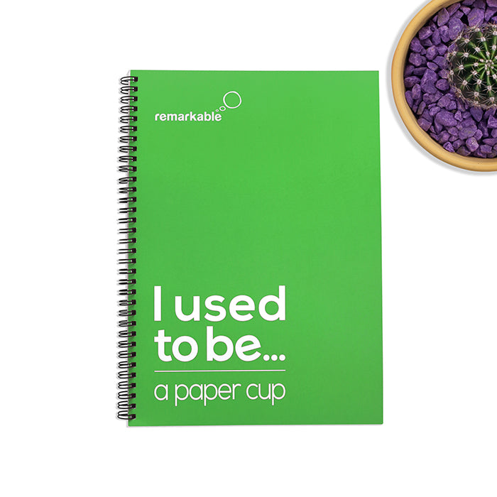 r - Cup A5 Recycled Paper and Coffee Cup Notebooks (pk of 2)