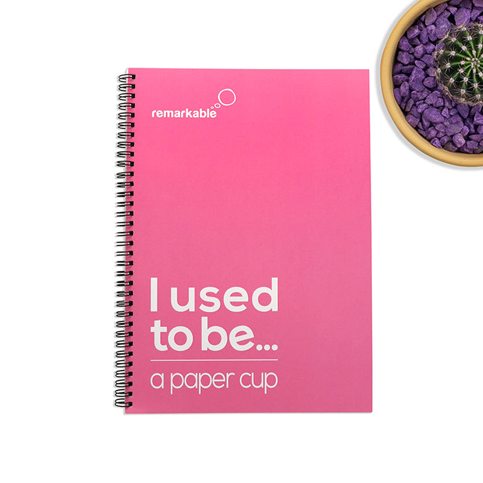 r - Cup A5 Recycled Paper and Coffee Cup Notebooks (pk of 5)