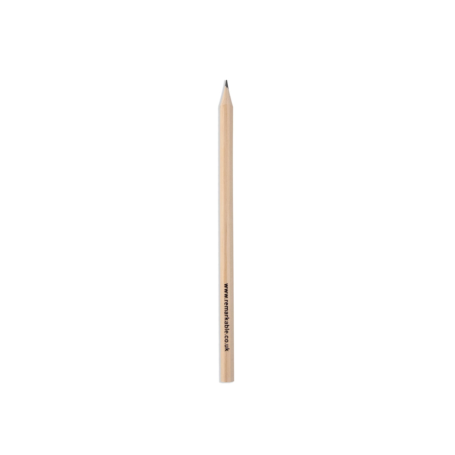 Sustainable FSC wooden Hex pencil - natural wood